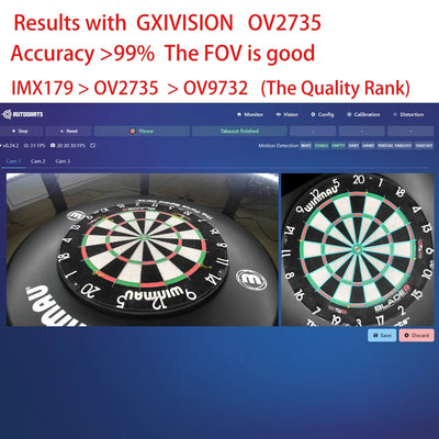 Accurate Darts Scoring USB Camera Module - Enovarah
