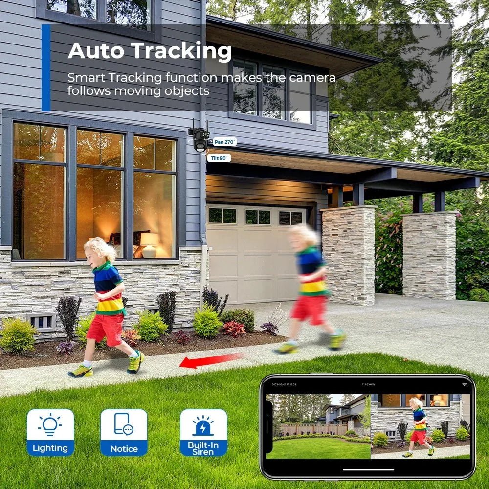 AI Humanoid Detection Camera for Home - Enovarah