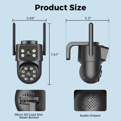 AI Outdoor Camera for Home Security and Alerts Pro - Enovarah