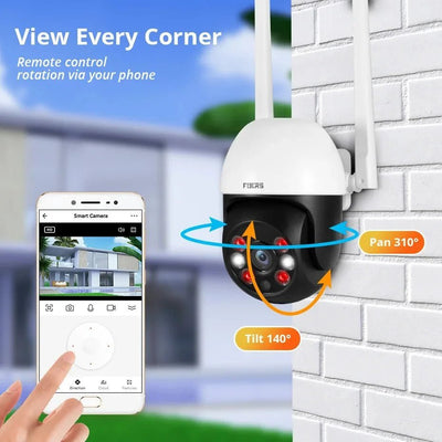 AI Outdoor IP Camera for Home Security - Enovarah