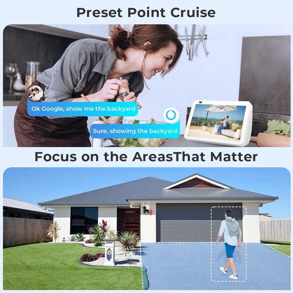 AI Outdoor PTZ Camera for Smarter Living - Enovarah