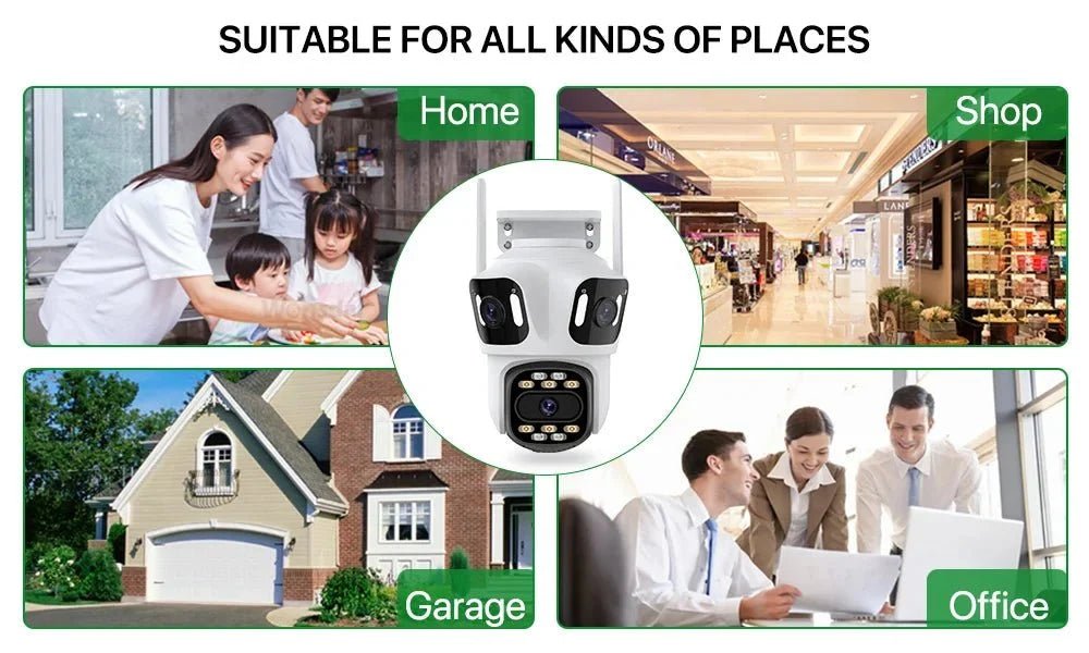 AI Tracking IP Camera for Home Security - Enovarah