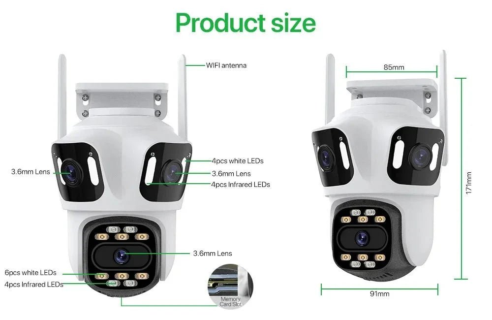 AI Tracking IP Camera for Home Security - Enovarah