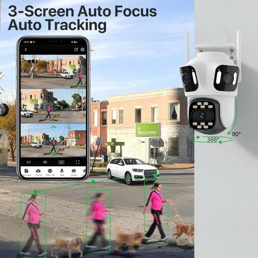 AI Tracking IP Camera for Home Security - Enovarah