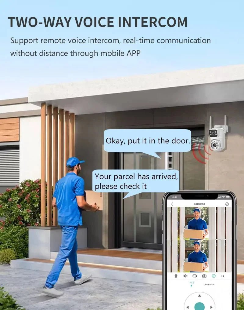 AI Tracking Outdoor Camera For Home Use - Enovarah
