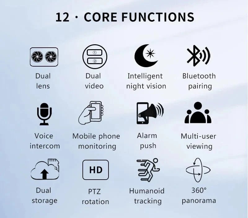 AI Tracking Outdoor Camera For Home Use - Enovarah