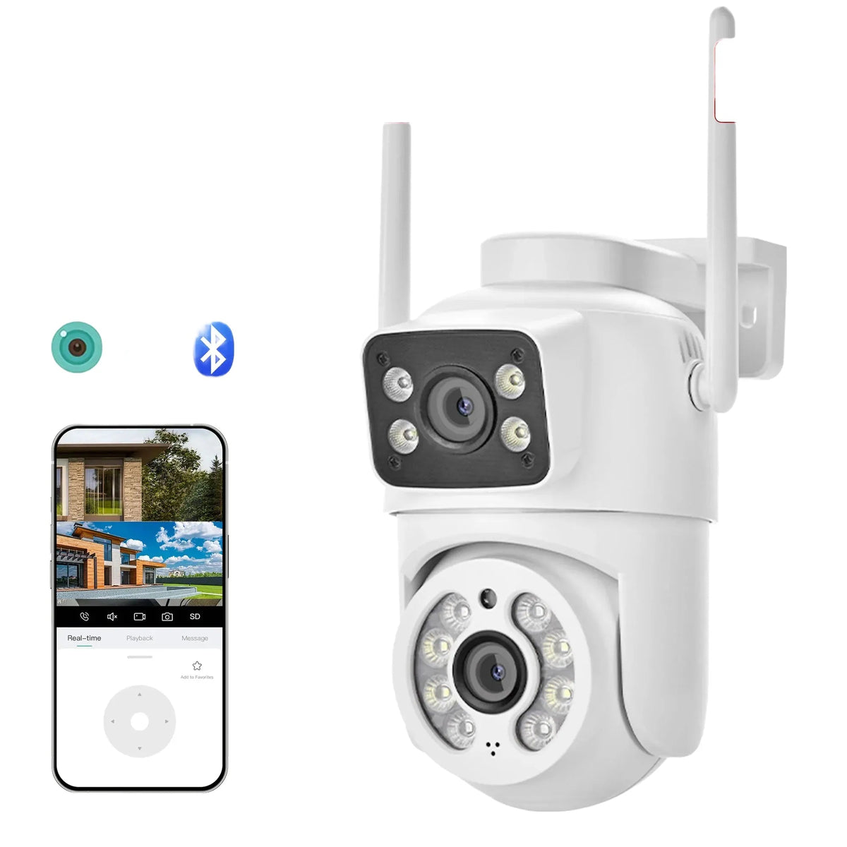 AI Tracking Outdoor Camera For Home Use - Enovarah