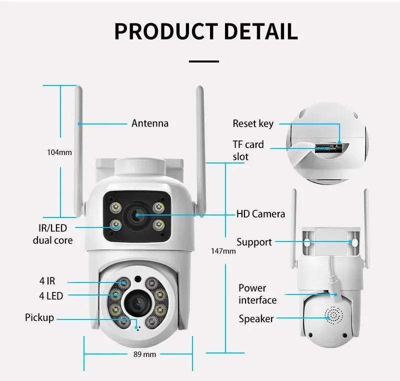 AI Tracking Outdoor Camera For Home Use - Enovarah