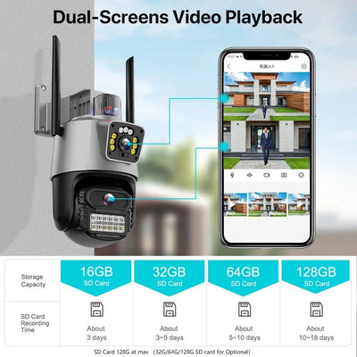 AI Tracking Outdoor PTZ Cameras for Home Security. - Enovarah