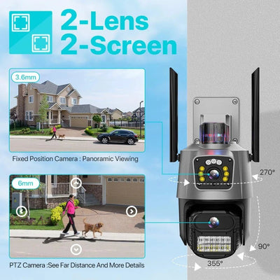 AI Tracking Outdoor PTZ Cameras for Home Security. - Enovarah
