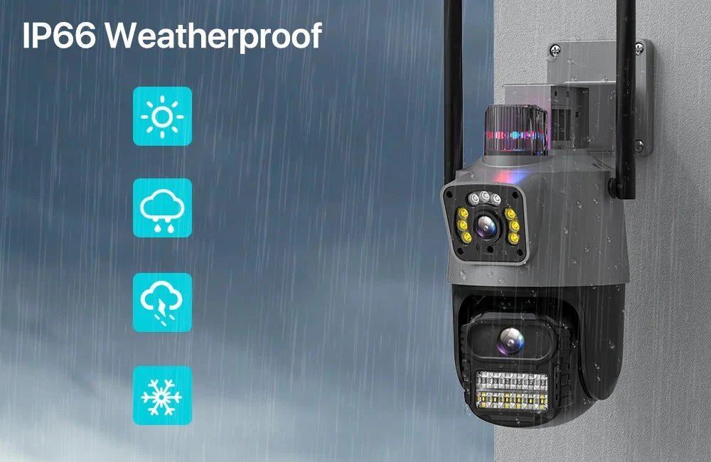 AI Tracking Outdoor PTZ Cameras for Home Security. - Enovarah