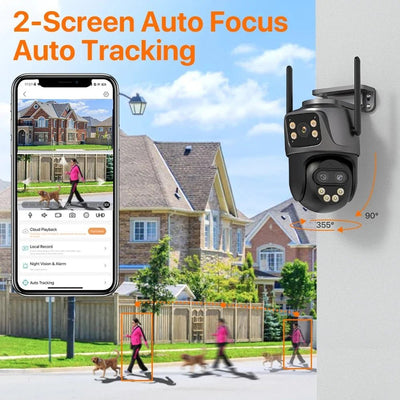 Auto Tracking Outdoor Camera For Home - Enovarah