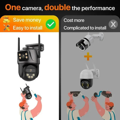 Auto Tracking Outdoor Camera For Home - Enovarah