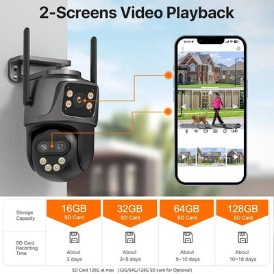 Auto Tracking Outdoor Camera For Home - Enovarah