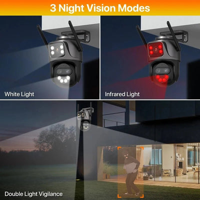 Auto Tracking Outdoor Camera For Home - Enovarah