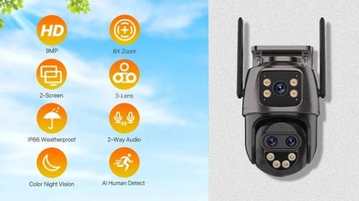 Auto Tracking Outdoor Camera For Home - Enovarah
