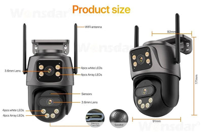 Auto Tracking Outdoor Camera For Home - Enovarah
