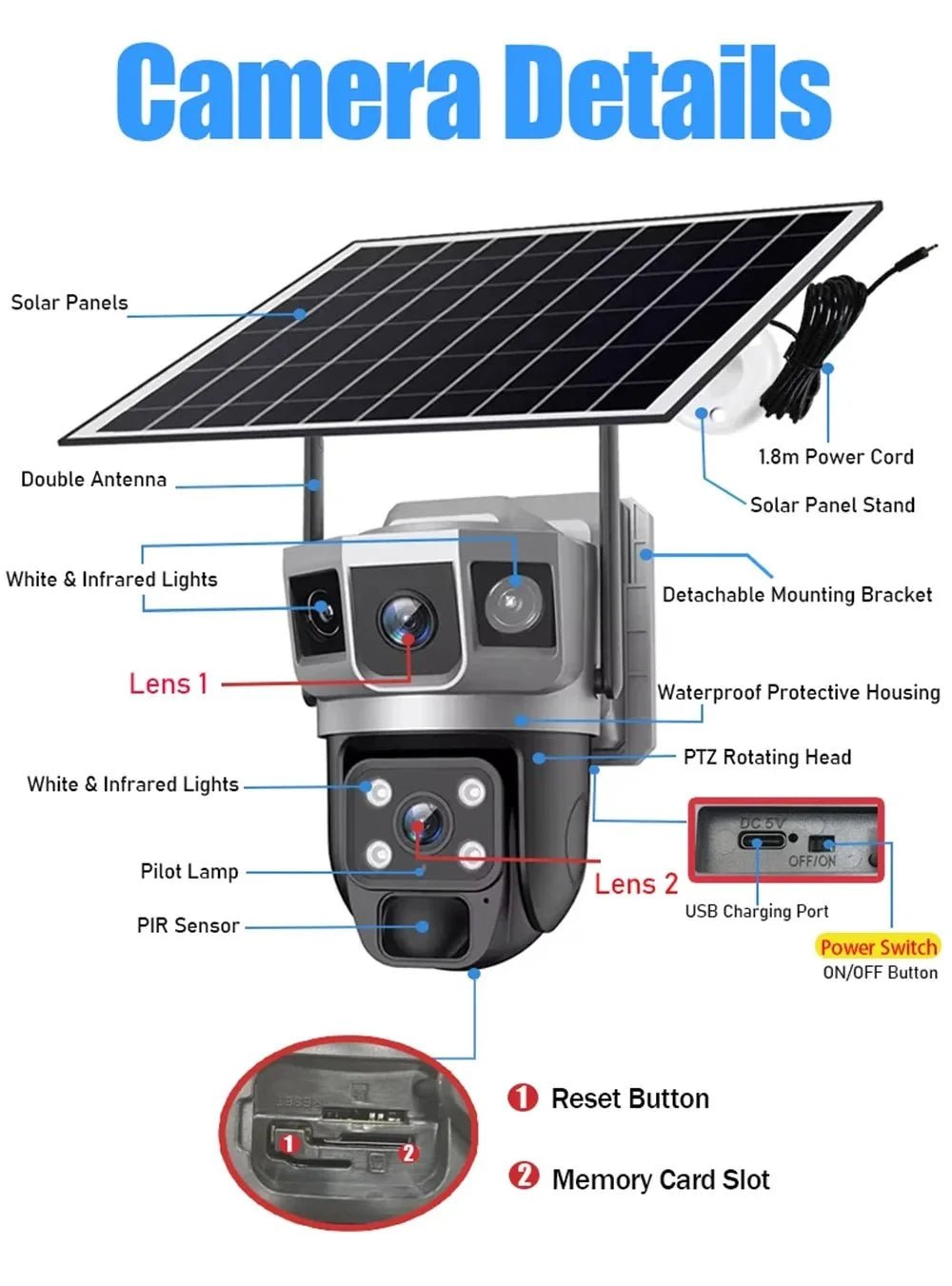 Auto Tracking Outdoor Camera for Homes - Enovarah