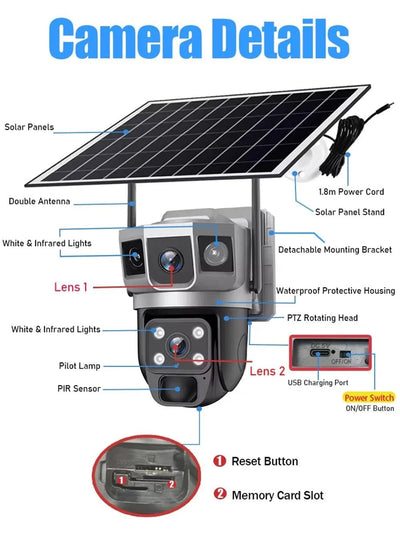 Auto Tracking Outdoor Camera for Homes - Enovarah