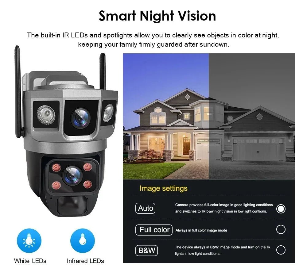 Auto Tracking Outdoor Camera for Homes - Enovarah