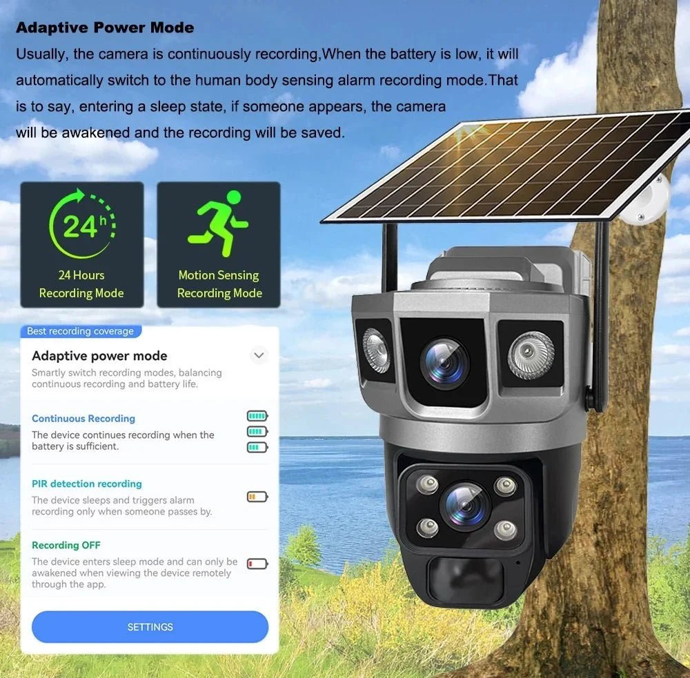 Auto Tracking Outdoor Camera for Homes - Enovarah