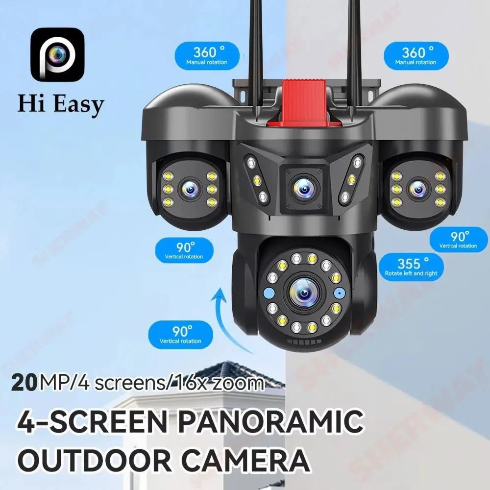 Auto Tracking Outdoor IP Cam for Smart Homes 4K HD - Enovarah