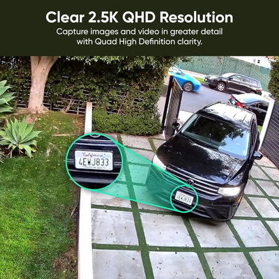 Clear 2.5K Security Camera for Home Use - Enovarah