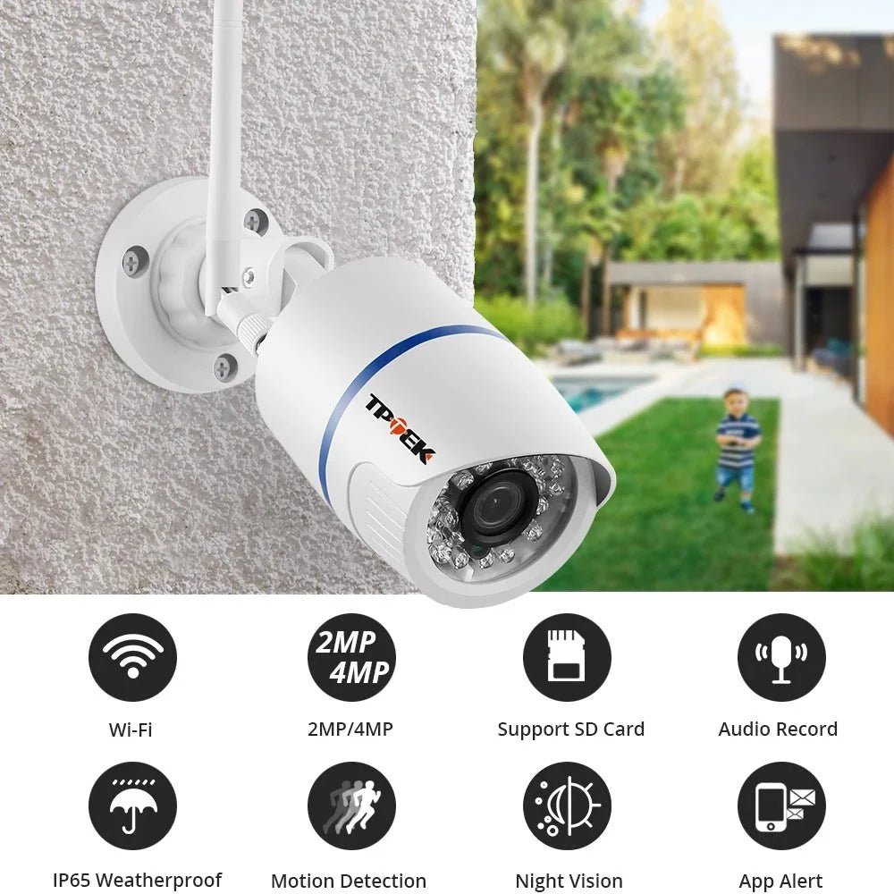 Clear 4MP Outdoor Camera for Home Use - Enovarah