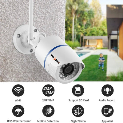 Clear 4MP Outdoor Camera for Home Use - Enovarah