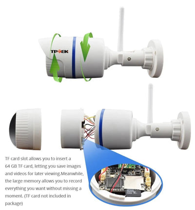 Clear 4MP Outdoor Camera for Home Use - Enovarah