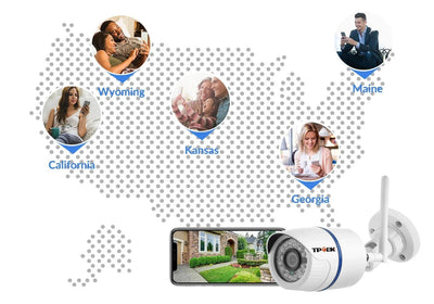 Clear 4MP Outdoor Camera for Home Use - Enovarah
