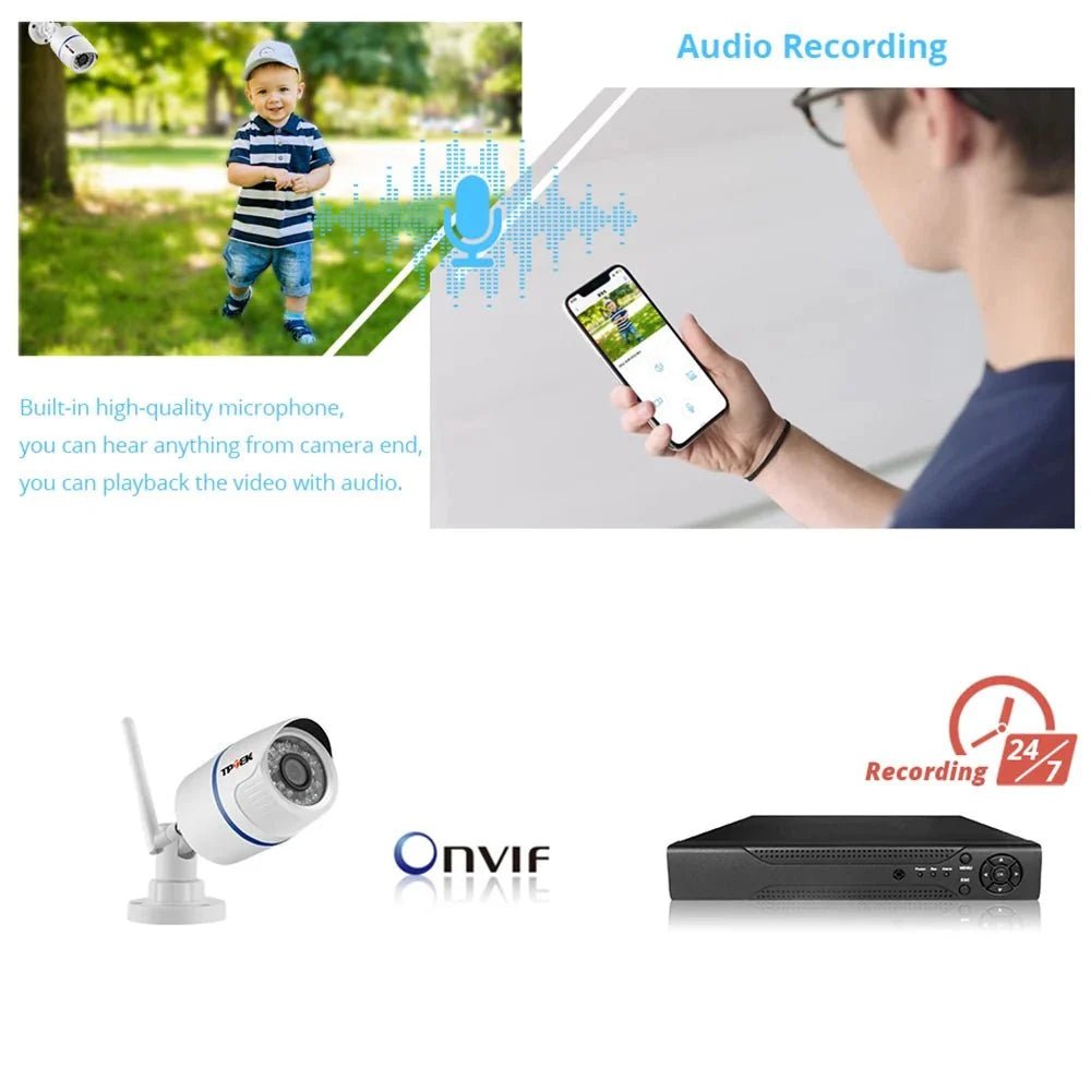 Clear 4MP Outdoor Camera for Home Use - Enovarah