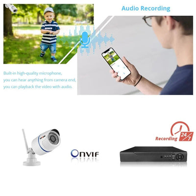 Clear 4MP Outdoor Camera for Home Use - Enovarah