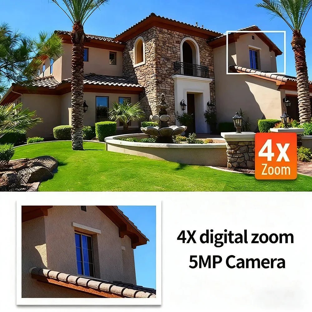 Clear 5MP Indoor Camera for Family Home Monitoring - Enovarah