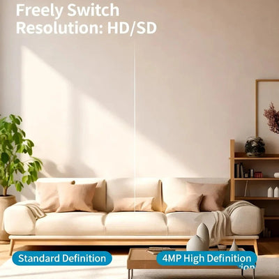 Clear 5MP Indoor Camera for Family Home Monitoring - Enovarah