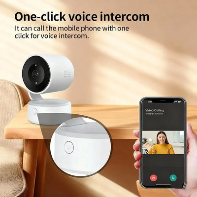 Clear 5MP Indoor Camera for Family Home Monitoring - Enovarah