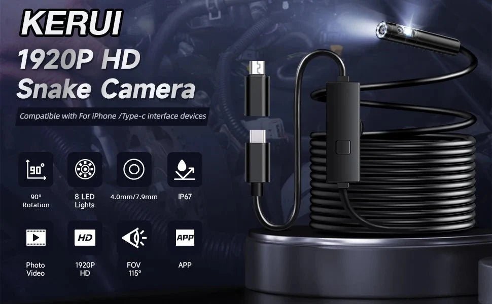 Clear Vision Endoscope for DIY Pros - Enovarah