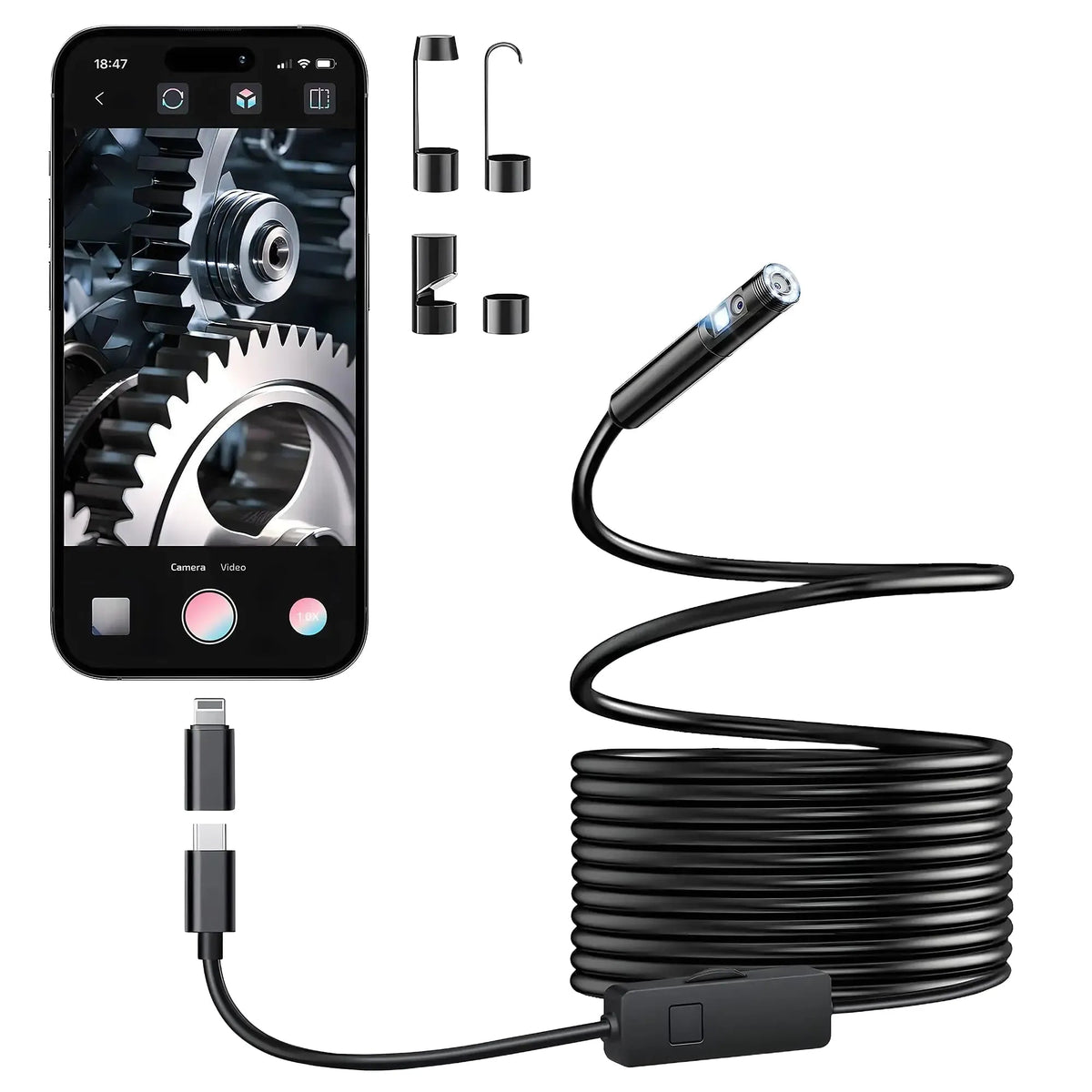 Clear Vision Endoscope for DIY Pros - Enovarah