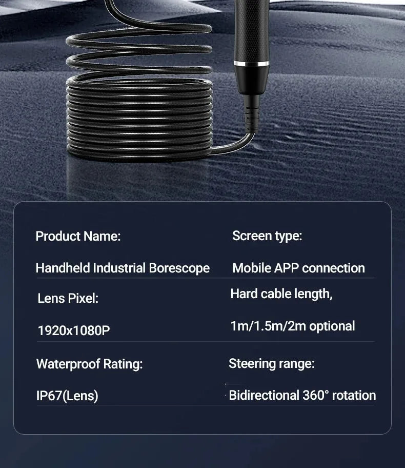 HD Endoscope Camera for Car Inspection - Enovarah