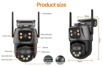 High Detail Outdoor IP Camera For Home - Enovarah