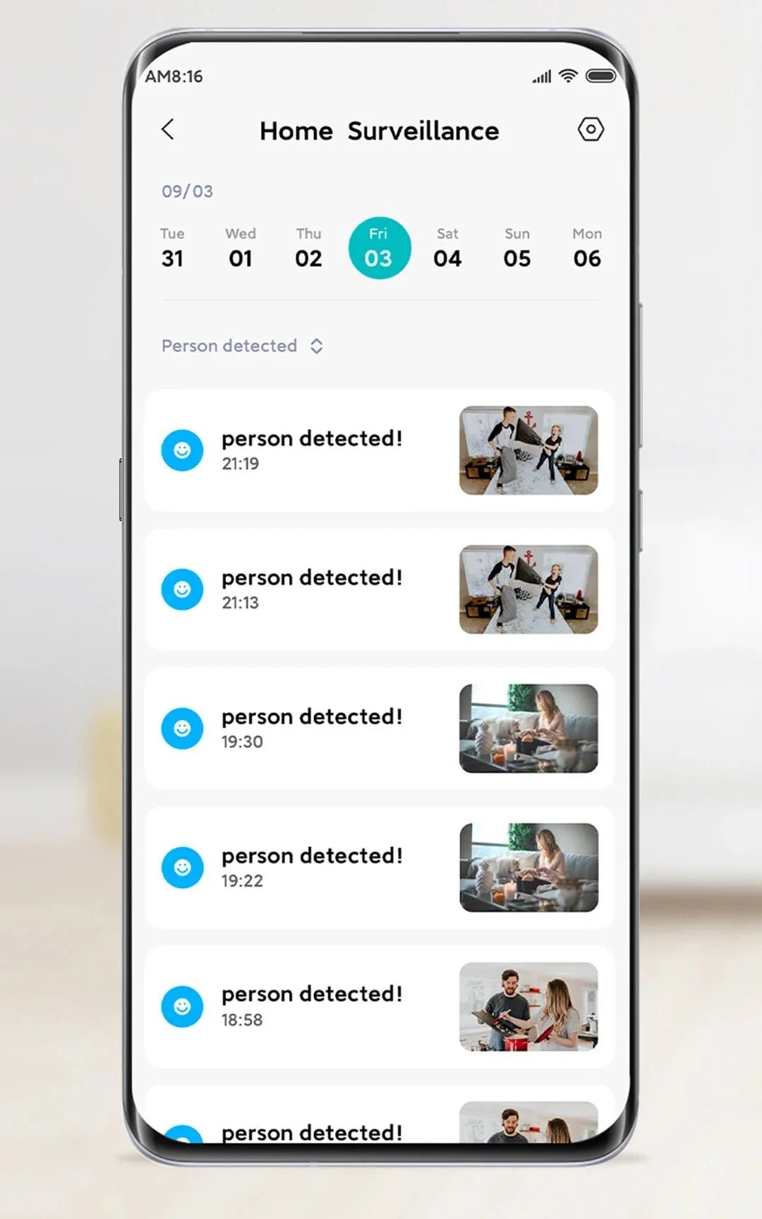 Indoor Camera for Families Smart Alerts - Enovarah