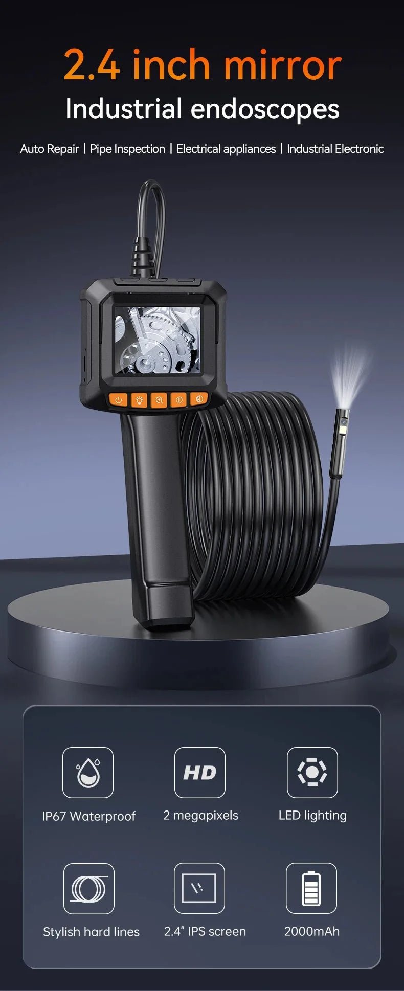 Industrial Endoscope for Clear View - Enovarah