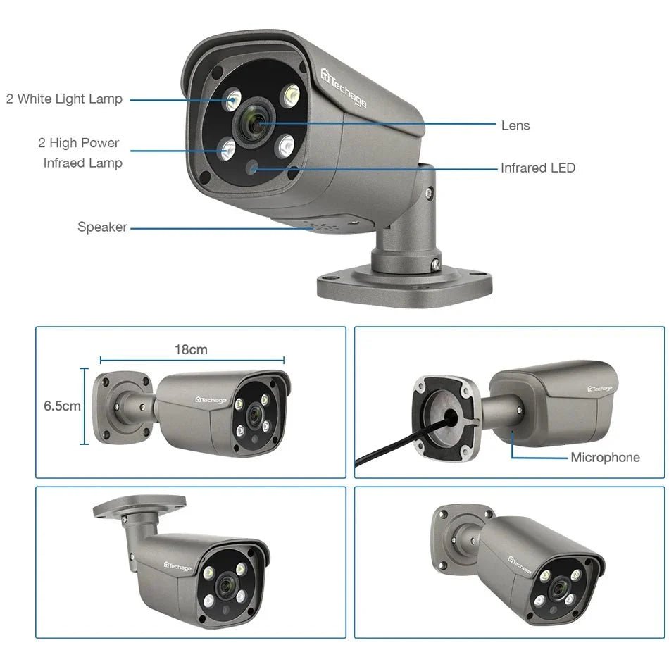 Outdoor AI Camera With Two-Way Audio - Enovarah