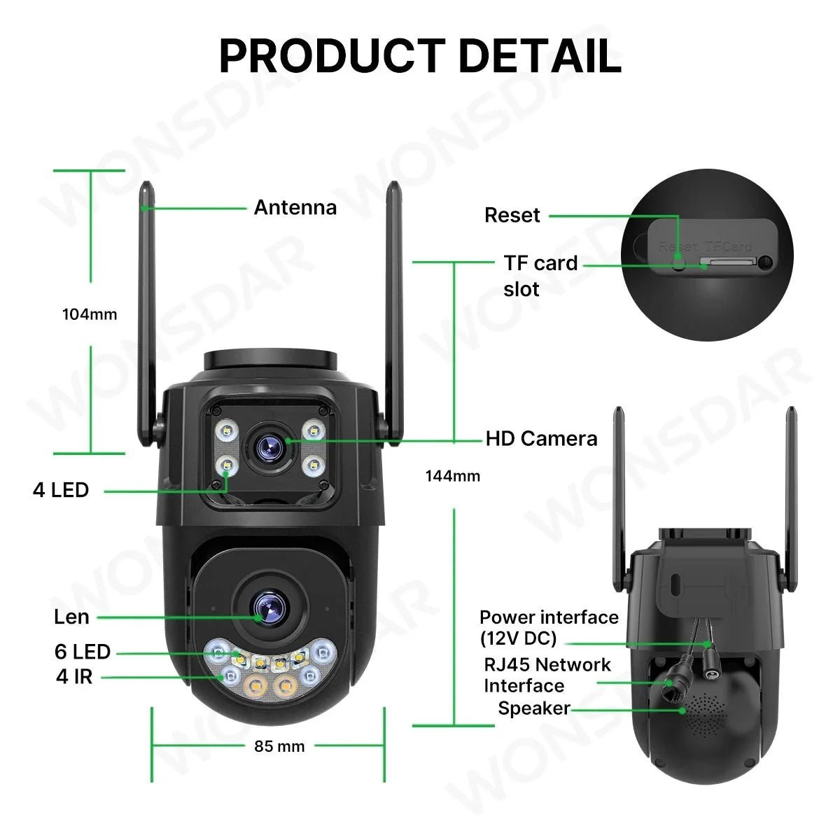 Outdoor Security Cam for Auto Tracking - Enovarah