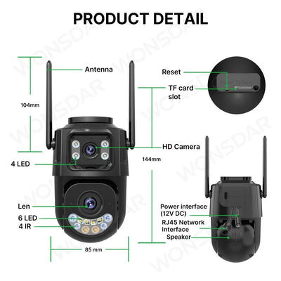 Outdoor Security Cam for Auto Tracking - Enovarah