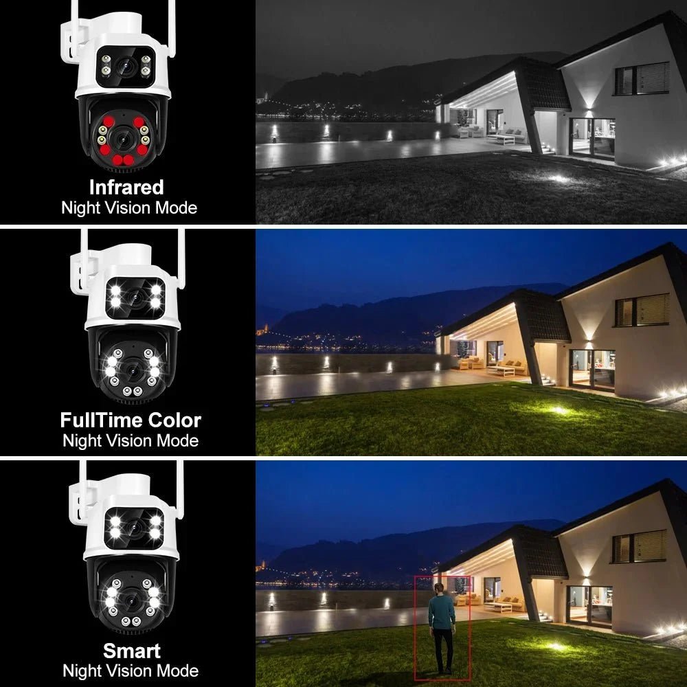 Outdoor Security Camera With AI Tracking For Homes - Enovarah