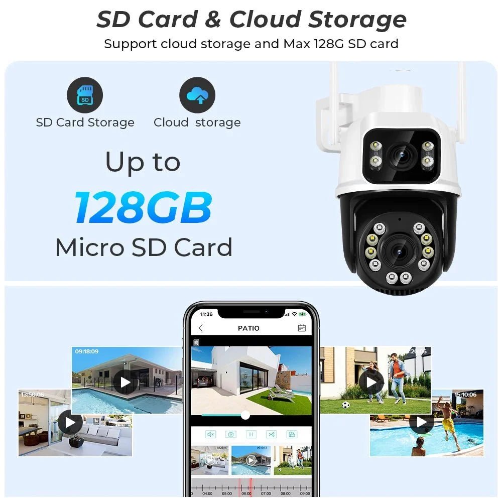 Outdoor Security Camera With AI Tracking For Homes - Enovarah