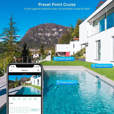 Outdoor Security Camera With AI Tracking For Homes - Enovarah