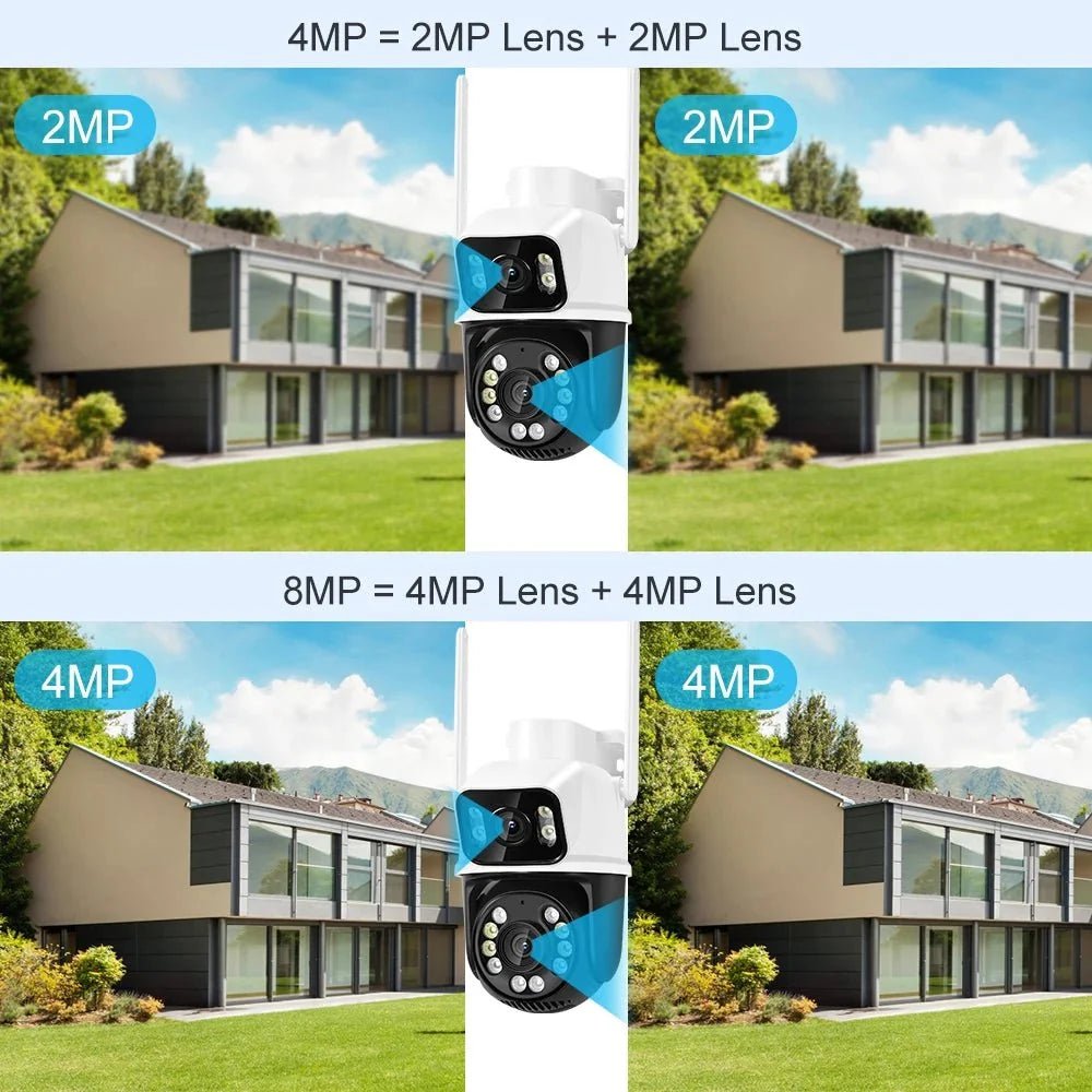Outdoor Security Camera With AI Tracking For Homes - Enovarah