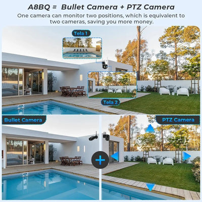 Outdoor Security Camera With AI Tracking For Homes - Enovarah